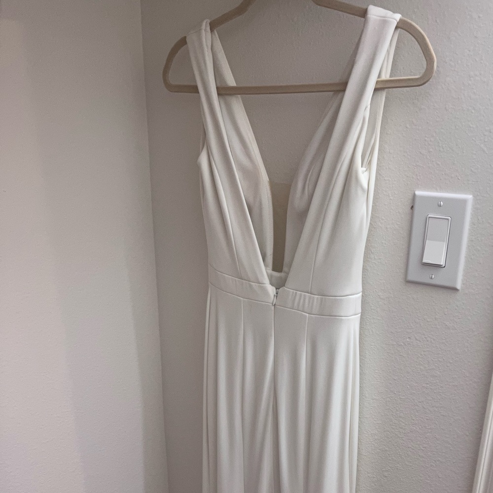 Jovani White Dress 22884 - Picture 14 of 16